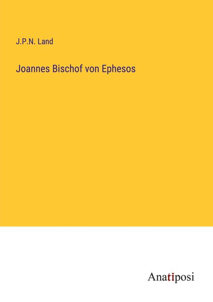 Produktbild: Joannes Bischof von Ephesos