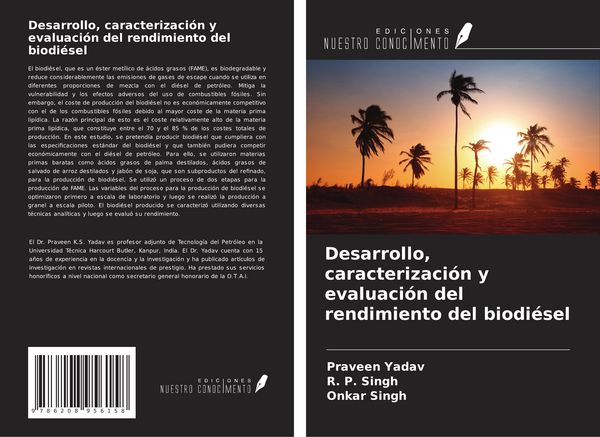 Produktbild: Desarrollo, caracterizaci&oacute;n y evaluaci&oacute;n del rendimiento del biodi&eacute;sel