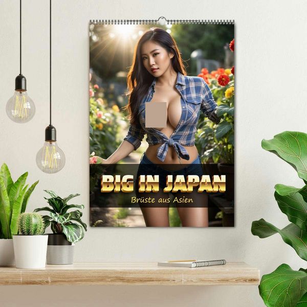 Produktbild: Big in Japan - Br&uuml;ste aus Asien (Wandkalender 2026 DIN A2 hoch), CALVENDO Monatskalender
