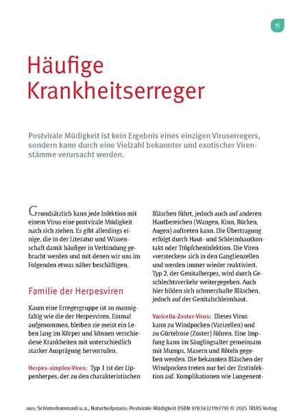 Produktbild: Naturheilpraxis: Postvirale M&uuml;digkeit