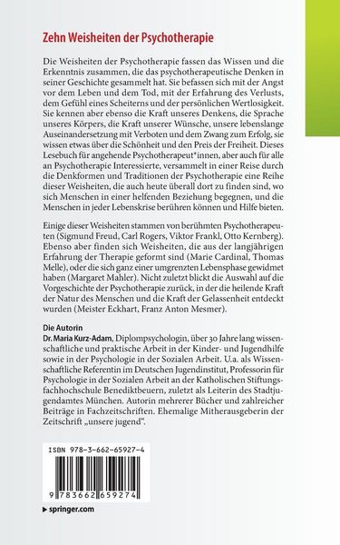 Produktbild: Zehn Weisheiten der Psychotherapie