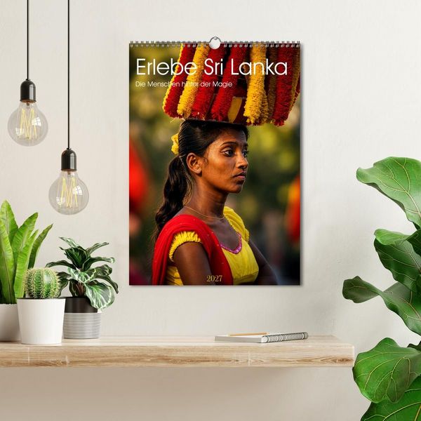 Produktbild: Erlebe Sri Lanka &ndash; Die Menschen hinter der Magie (Wandkalender 2027 DIN A3 hoch), CALVENDO Monatskalender