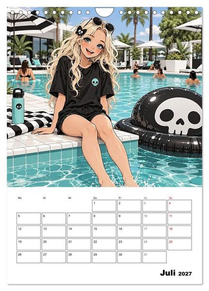 Produktbild: Kim, eben anders normal (Wandkalender 2027 DIN A4 hoch), CALVENDO Monatskalender