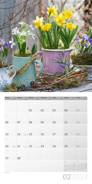 Blumenzauber Kalender 2023 - 30x30