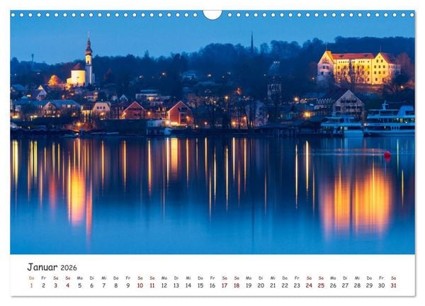 Produktbild: Einzigartige Seen in Bayern (Wandkalender 2026 DIN A3 quer), CALVENDO Monatskalender