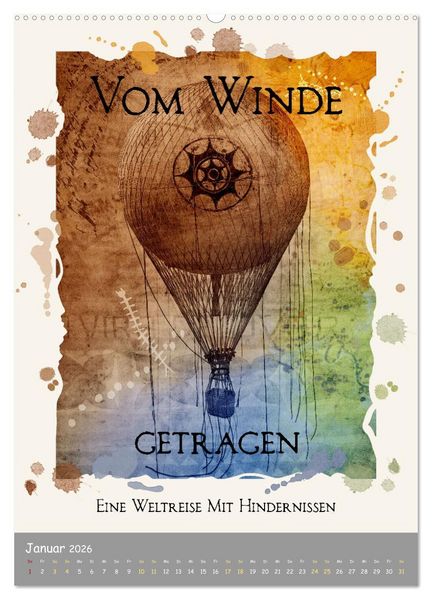 Produktbild: UTOPIA - versunken in Raum und Zeit (hochwertiger Premium Wandkalender 2026 DIN A2 hoch), Kunstdruck in Hochglanz