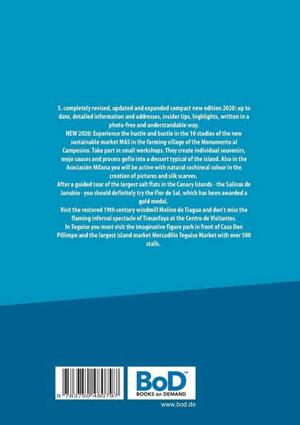 Produktbild: Lanzarote ...in a different way! Compact Travel Guide 2020