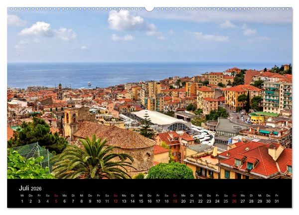 Produktbild: Ligurien - die italienische Riviera (Wandkalender 2026 DIN A2 quer), CALVENDO Monatskalender