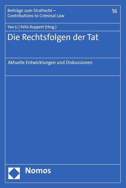 Produktbild: Die Rechtsfolgen der Tat