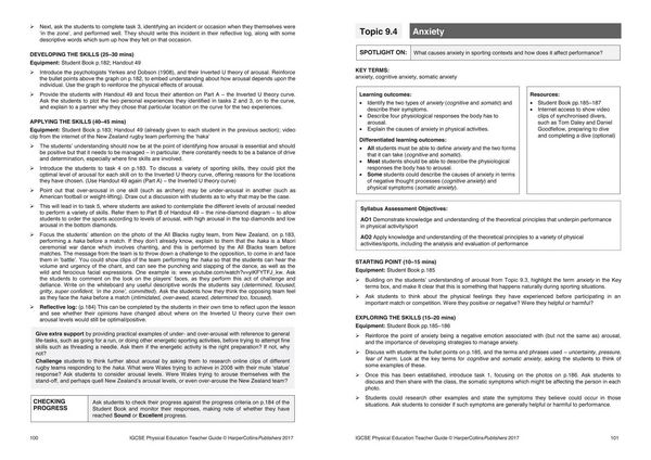Produktbild: Cambridge IGCSE(TM) Physical Education Teacher's Guide