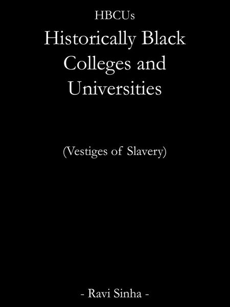 Produktbild: Hbcus Historically Black Colleges and Universities
