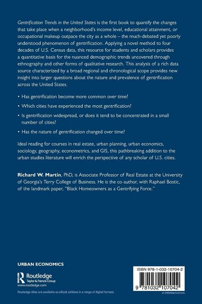 Produktbild: Gentrification Trends in the United States