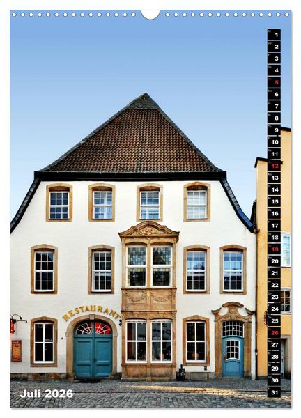 Produktbild: Osnabr&uuml;ck Fassade (Wandkalender 2026 DIN A3 hoch), CALVENDO Monatskalender