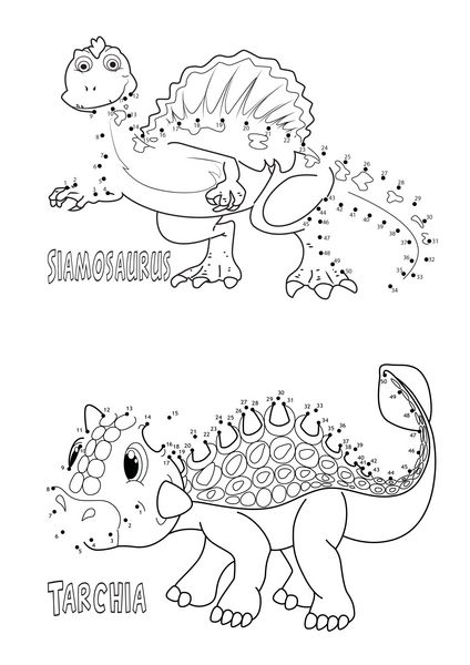 Produktbild: Punkt-zu-Punkt Dino Malbuch