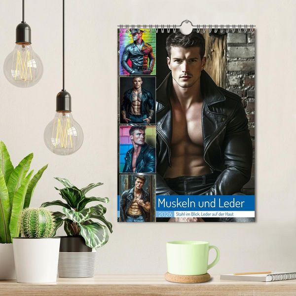 Produktbild: Muskeln und Leder (Wandkalender 2026 DIN A4 hoch), CALVENDO Monatskalender