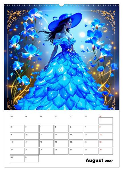 Produktbild: Kleider aus Licht (Wandkalender 2027 DIN A2 hoch), CALVENDO Monatskalender
