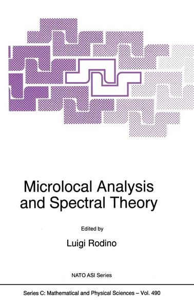 Produktbild: Microlocal Analysis and Spectral Theory