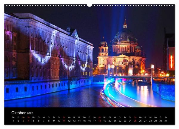 Produktbild: Berlin dynmaic (hochwertiger Premium Wandkalender 2026 DIN A2 quer), Kunstdruck in Hochglanz