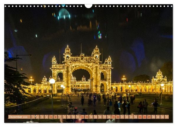 Produktbild: Indien - Der S&uuml;den (Wandkalender 2026 DIN A3 quer), CALVENDO Monatskalender