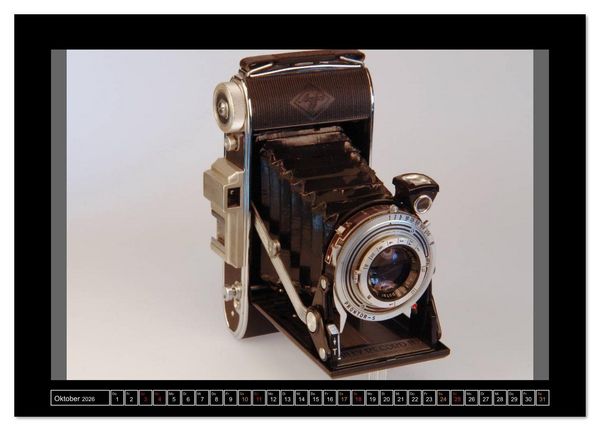 Produktbild: AGFA KAMERA OLDIES Klassische Kameras von 1926 - 1974 (Tischkalender 2026 DIN A5 quer), CALVENDO Monatskalender