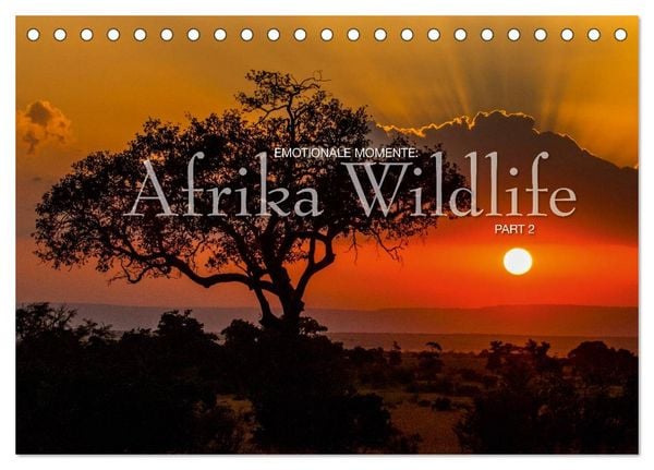 Produktbild: Emotionale Momente: Afrika Wildlife Part 2 / CH-Version (Tischkalender 2026 DIN A5 quer), CALVENDO Monatskalender