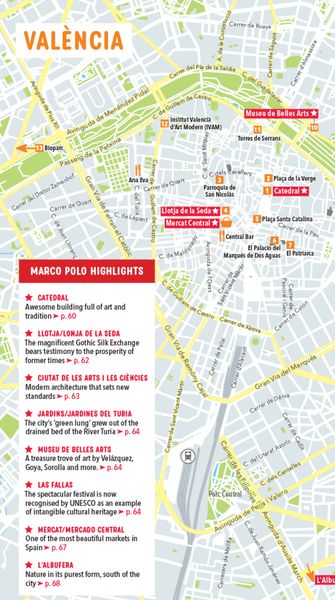 Produktbild: Costa Blanca Marco Polo Pocket Travel Guide - with pull out map