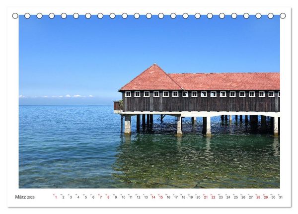 Produktbild: Unterwegs in der Schweiz: Wandern zu m&auml;rchenhaften Bergen und Seen (Tischkalender 2026 DIN A5 quer), CALVENDO Monatskalender