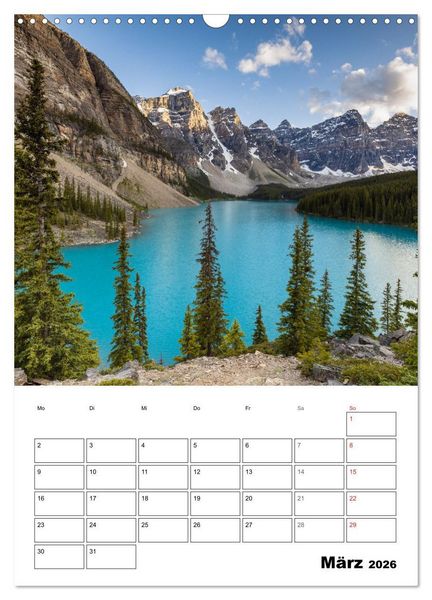 Produktbild: Mein Sch&ouml;nes Kanada (Wandkalender 2026 DIN A3 hoch), CALVENDO Monatskalender