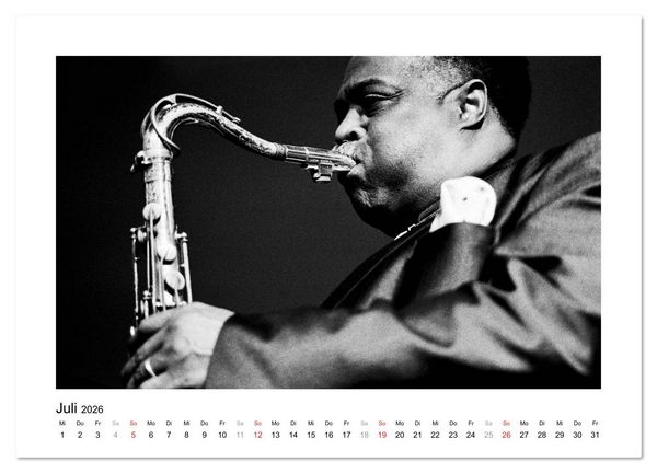Produktbild: Jazztime (Wandkalender 2026 DIN A3 quer), CALVENDO Monatskalender