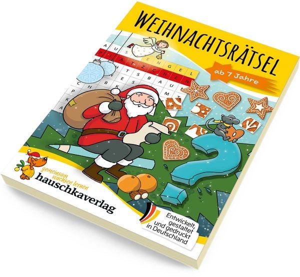 Produktbild: Weihnachtsr&auml;tsel &ndash; R&auml;tselblock ab 7 Jahre
