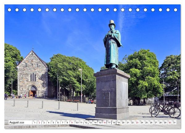 Produktbild: Sommer in Stavanger vom Frankfurter Taxifahrer Petrus Bodenstaff (Tischkalender 2026 DIN A5 quer), CALVENDO Monatskalender