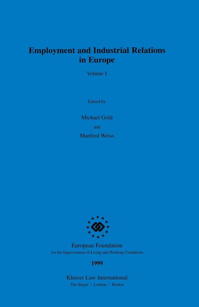 Produktbild: Employment and Industrial Relations in Europe
