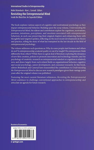 Produktbild: Revisiting the Entrepreneurial Mind