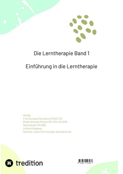 Produktbild: Die Lerntherapie Band 1
