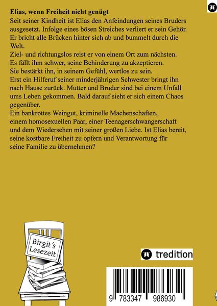 Produktbild: Elias - wenn Freiheit nicht gen&uuml;gt