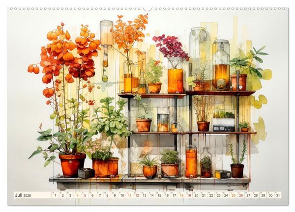 Produktbild: Blumen Pr&auml;sentation (Wandkalender 2026 DIN A2 quer), CALVENDO Monatskalender