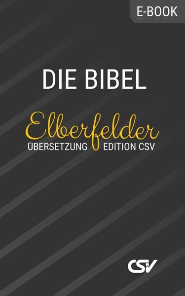 Produktbild: Die Bibel (Elberfelder &Uuml;ebersetzung)