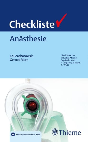Produktbild: Checkliste An&auml;sthesie