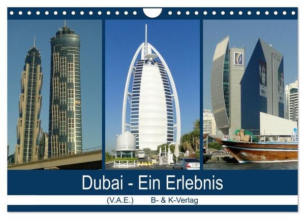 Produktbild: Dubai - Ein Erlebnis (Wandkalender 2026 DIN A4 quer), CALVENDO Monatskalender