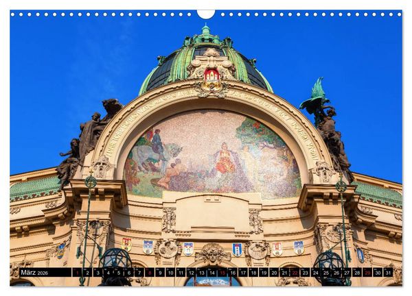 Produktbild: Jugendstilarchitektur - ein Bilderbogen quer durch Europa (Wandkalender 2026 DIN A3 quer), CALVENDO Monatskalender