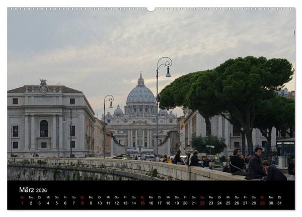 Produktbild: Vade mecum Romam - Geh mit mir nach Rom (Wandkalender 2026 DIN A2 quer), CALVENDO Monatskalender