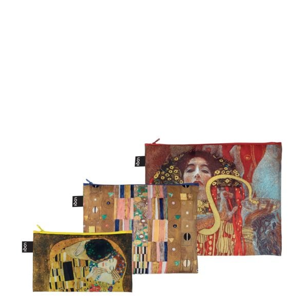 Produktbild: GUSTAV KLIMT Recycelte Zipp-Taschen