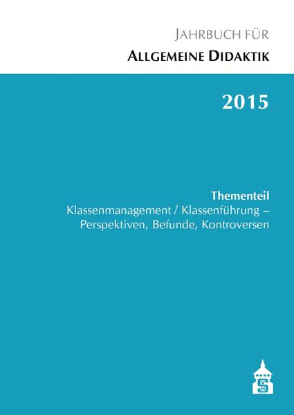 Produktbild: Jahrbuch f&uuml;r Allgemeine Didaktik 2015