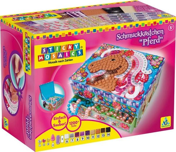 Produktbild: Sticky Mosaics Schmuckk&auml;stchen "Pferd"