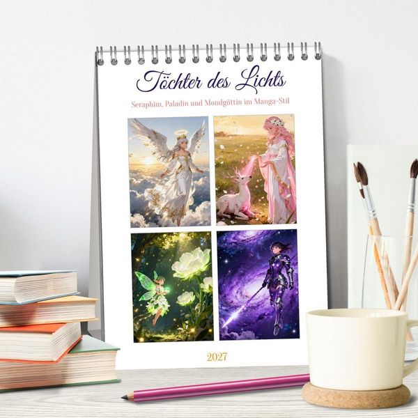 Produktbild: T&ouml;chter des Lichts (Tischkalender 2027 DIN A5 hoch), CALVENDO Monatskalender