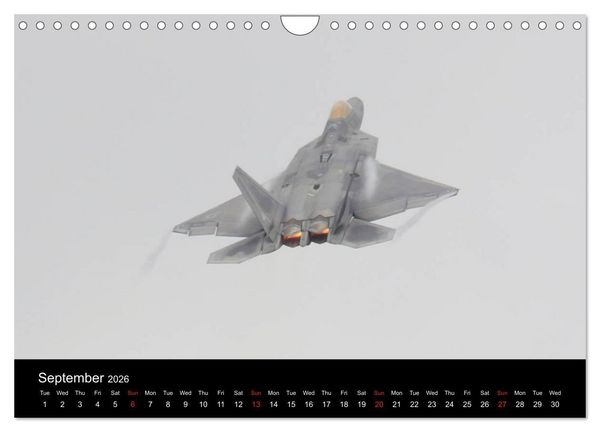 Produktbild: Lockheed Martin F-22A Raptor (Wall Calendar 2026 DIN A4 landscape), CALVENDO 12 Month Wall Calendar