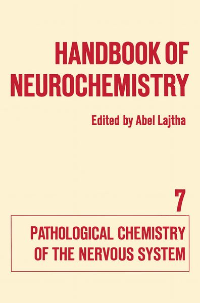 Produktbild: Handbook of Neurochemistry