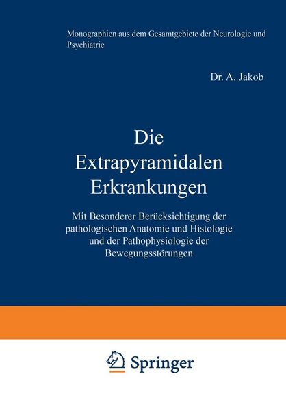 Produktbild: Die Extrapyramidalen Erkrankungen