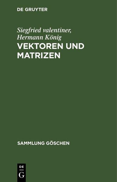Produktbild: Vektoren und Matrizen