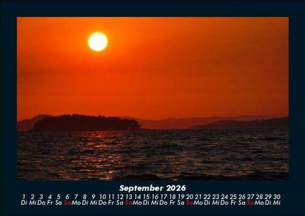 Produktbild: Sonnenunterg&auml;nge 2026 Fotokalender DIN A5